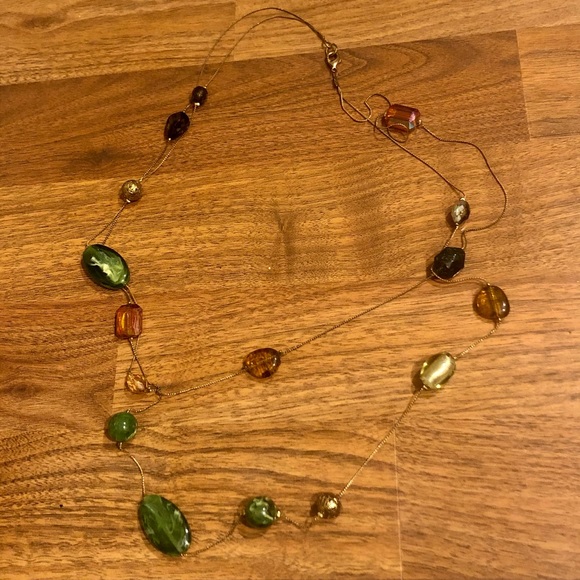 NWOT- 2 green boho necklaces - Picture 4 of 5